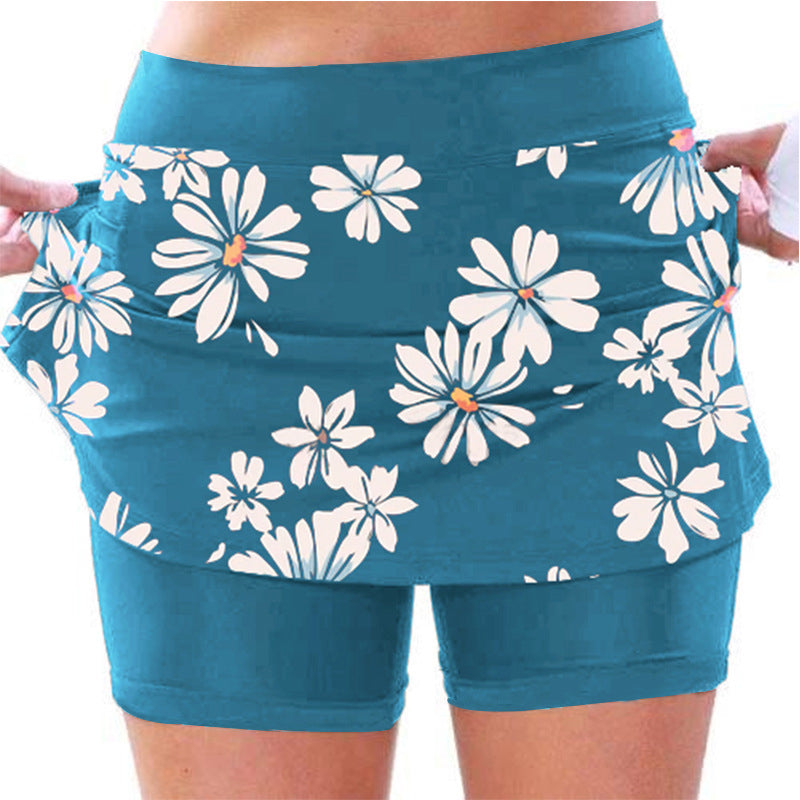 Women's Daisy Print Mid-rise Sweatpants